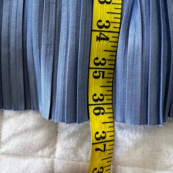 FISHERFIELD Womens Dress Blue Pleated Knee Length Preppy Capsule Spring 36 US S - Picture 13 of 13